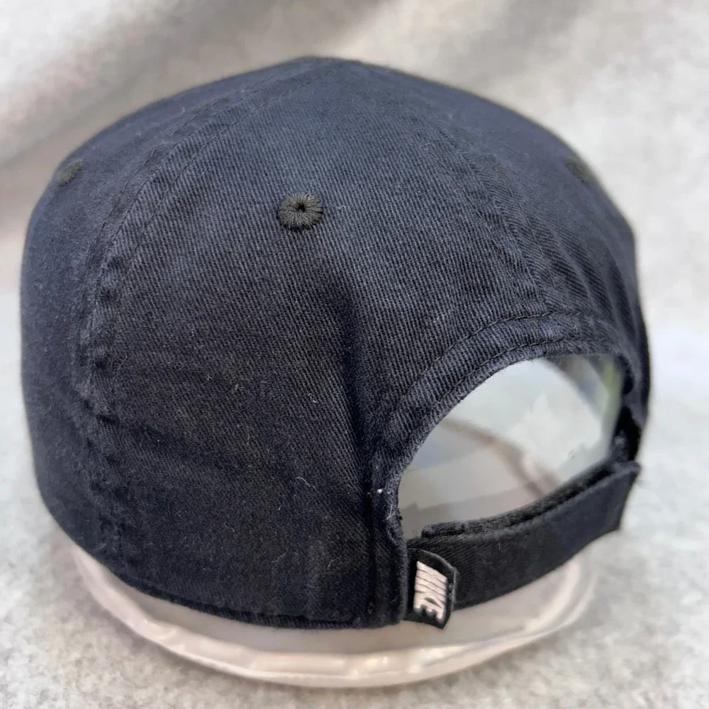Nike Swoosh Infant Black Hat Adjustable Baseball Cap Infant